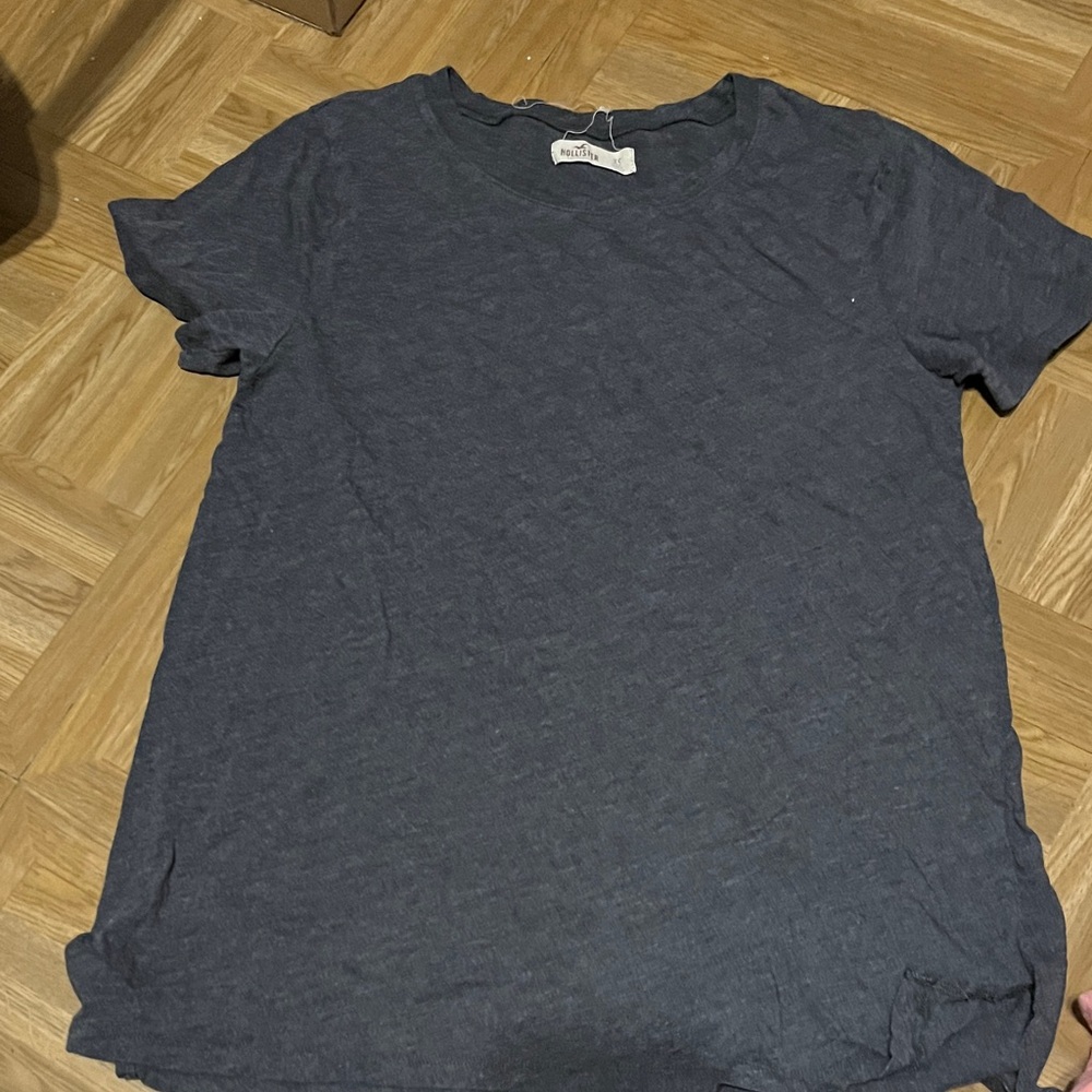 Hollister Dark Gray Short Sleeve Tee